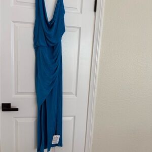ASOS Blue Backless Dress